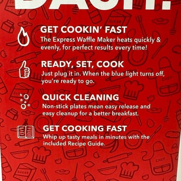 Dash Express Waffle Maker Non-stick Waffle Maker - Picture 4 of 8